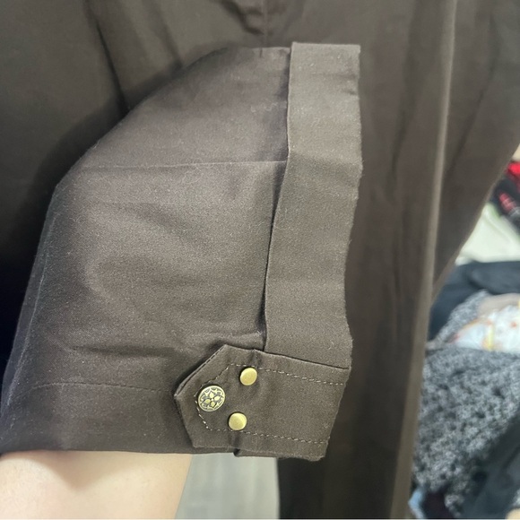 !SOLD! LAURAPLUS Plus Size Brown 3/4 Pants Trimmed Casual Formal 42x32 size 16 - Picture 8 of 12